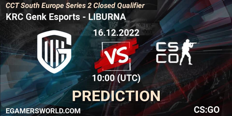 KRC Genk Esports - LIBURNA: Maç tahminleri. 16.12.22, CS2 (CS:GO), CCT South Europe Series 2 Closed Qualifier