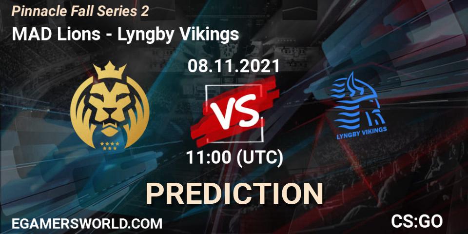 MAD Lions - Lyngby Vikings: Maç tahminleri. 08.11.2021 at 11:00, Counter-Strike (CS2), Pinnacle Fall Series #2