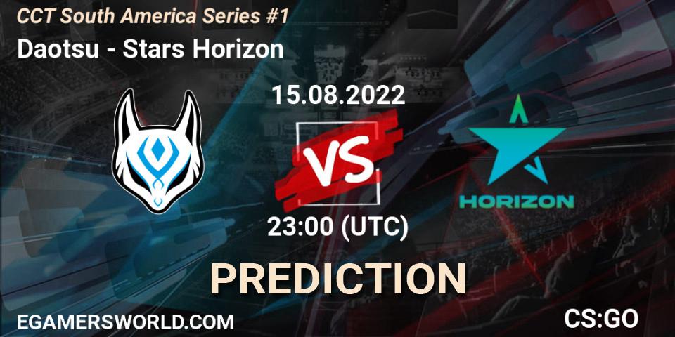 Daotsu - Stars Horizon: Maç tahminleri. 15.08.2022 at 23:00, Counter-Strike (CS2), CCT South America Series #1