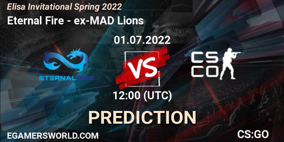 Eternal Fire - ex-MAD Lions: Maç tahminleri. 01.07.2022 at 12:00, Counter-Strike (CS2), Elisa Invitational Spring 2022