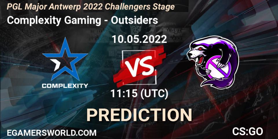Complexity Gaming - Outsiders: Maç tahminleri. 10.05.2022 at 11:25, Counter-Strike (CS2), PGL Major Antwerp 2022 Challengers Stage