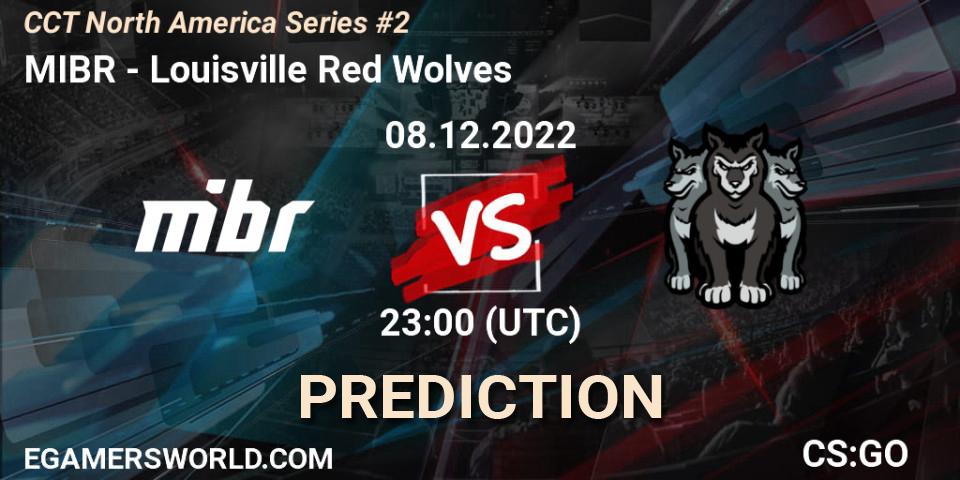 MIBR - Louisville Red Wolves: Maç tahminleri. 09.12.22, CS2 (CS:GO), CCT North America Series #2