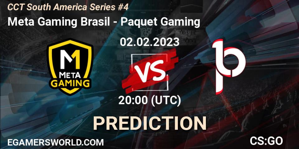 Meta Gaming Brasil - Paquetá Gaming: Maç tahminleri. 02.02.23, CS2 (CS:GO), CCT South America Series #4