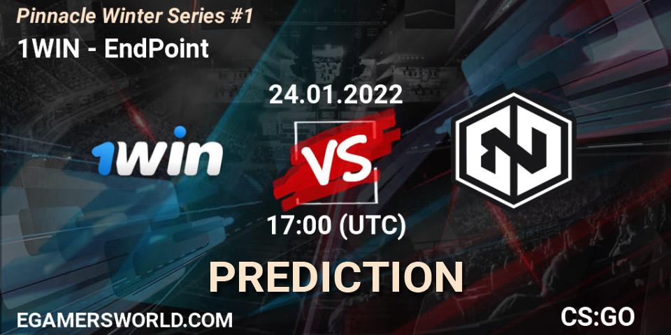 1WIN - EndPoint: Maç tahminleri. 24.01.2022 at 17:00, Counter-Strike (CS2), Pinnacle Winter Series #1