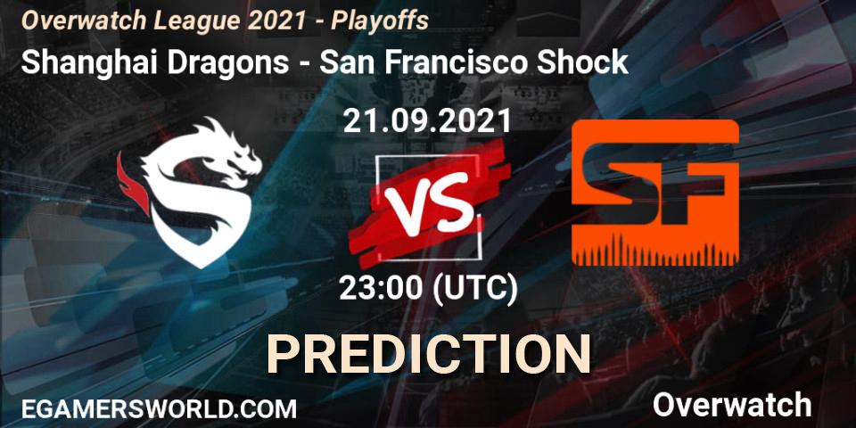 Shanghai Dragons - San Francisco Shock: Maç tahminleri. 22.09.21, Overwatch, Overwatch League 2021 - Playoffs