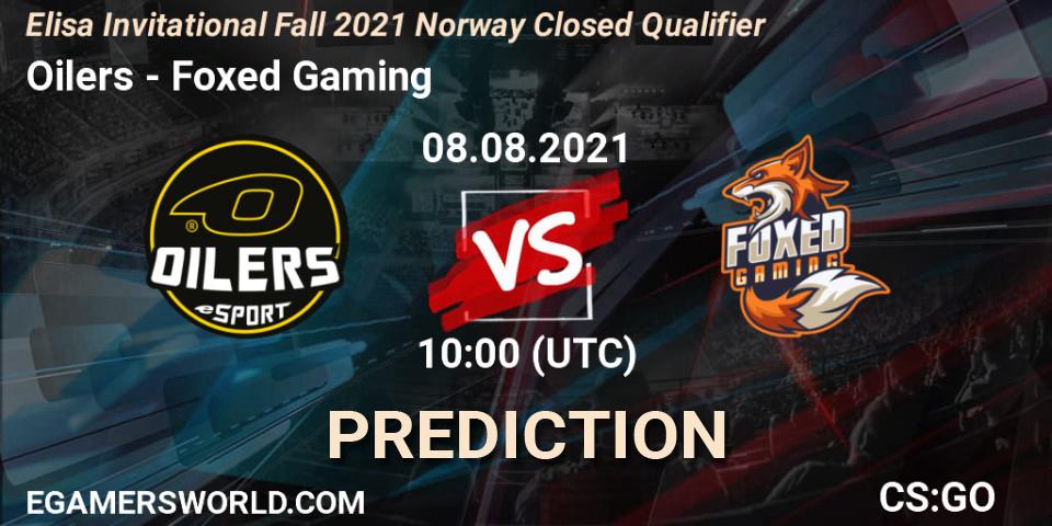 Oilers - Foxed Gaming: Maç tahminleri. 08.08.2021 at 10:00, Counter-Strike (CS2), Elisa Invitational Fall 2021 Norway Closed Qualifier