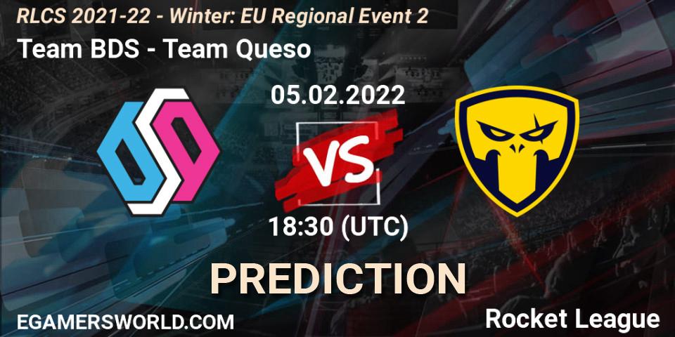 Team BDS - Team Queso: Maç tahminleri. 05.02.2022 at 18:30, Rocket League, RLCS 2021-22 - Winter: EU Regional Event 2