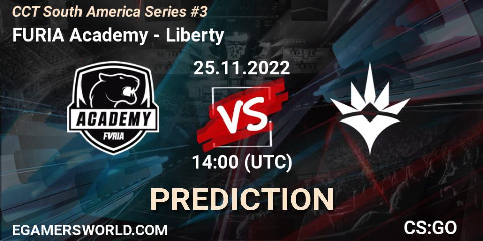 FURIA Academy - Liberty: Maç tahminleri. 25.11.22, CS2 (CS:GO), CCT South America Series #3