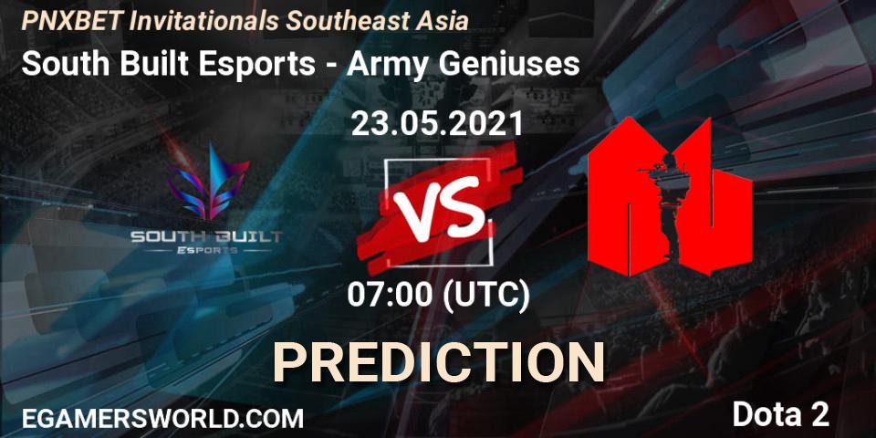 South Built Esports - Army Geniuses: Maç tahminleri. 23.05.2021 at 07:22, Dota 2, PNXBET Invitationals Southeast Asia