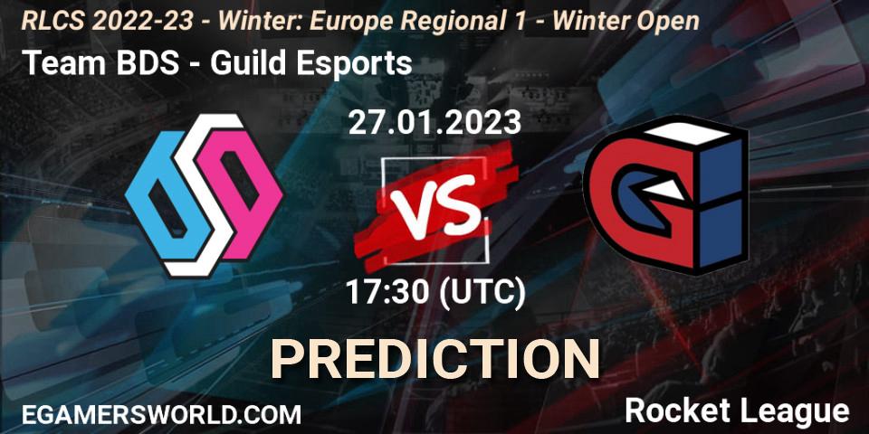 Team BDS - Guild Esports: Maç tahminleri. 27.01.2023 at 17:30, Rocket League, RLCS 2022-23 - Winter: Europe Regional 1 - Winter Open