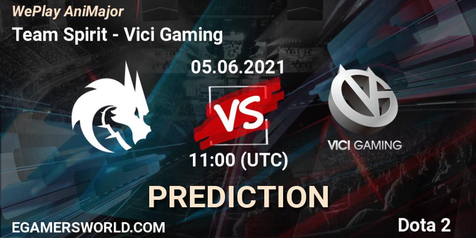 Team Spirit - Vici Gaming: Maç tahminleri. 05.06.2021 at 11:00, Dota 2, WePlay AniMajor 2021