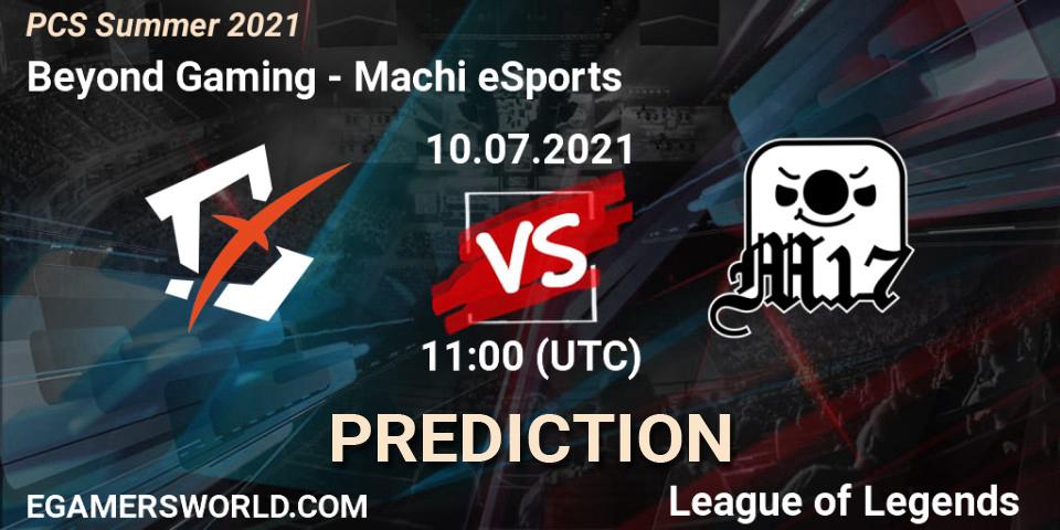 Beyond Gaming - Machi eSports: Maç tahminleri. 10.07.2021 at 11:00, LoL, PCS Summer 2021