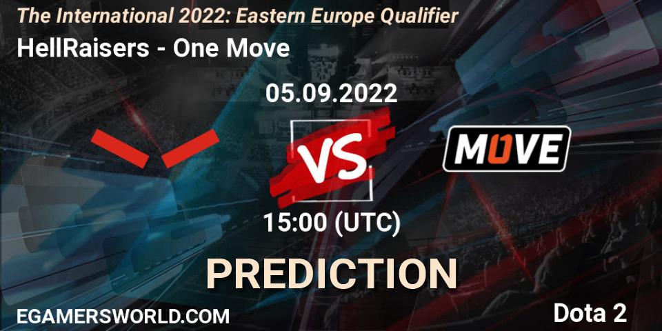 HellRaisers - One Move: Maç tahminleri. 05.09.22, Dota 2, The International 2022: Eastern Europe Qualifier