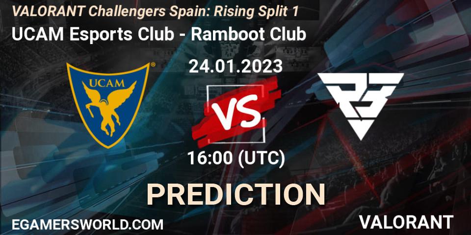 UCAM Esports Club - Ramboot Club: Maç tahminleri. 24.01.2023 at 16:00, VALORANT, VALORANT Challengers 2023 Spain: Rising Split 1