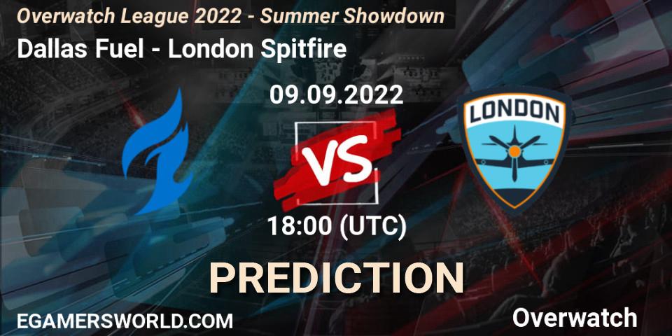 Dallas Fuel - London Spitfire: Maç tahminleri. 09.09.22, Overwatch, Overwatch League 2022 - Summer Showdown
