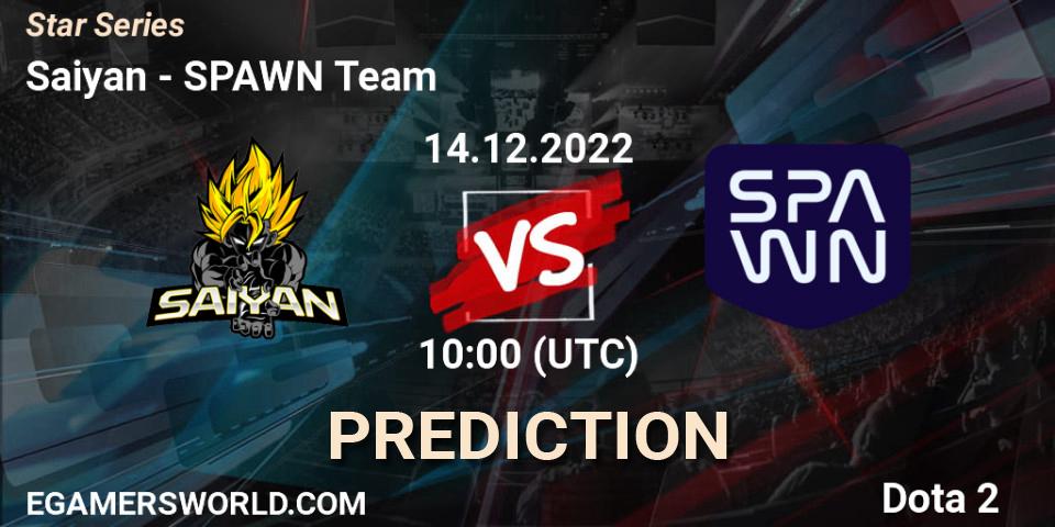 Saiyan - SPAWN Team: Maç tahminleri. 14.12.22, Dota 2, Star Series