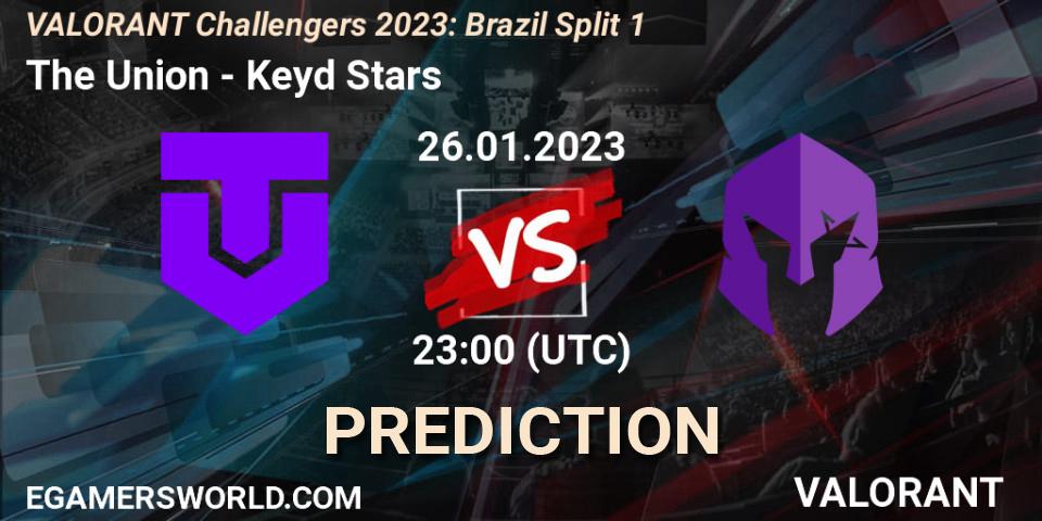 The Union - Keyd Stars: Maç tahminleri. 26.01.23, VALORANT, VALORANT Challengers 2023: Brazil Split 1