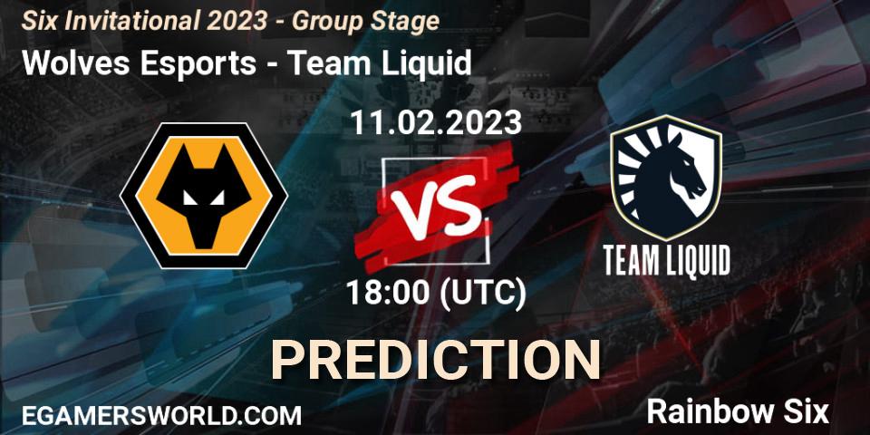 Wolves Esports - Team Liquid: Maç tahminleri. 11.02.23, Rainbow Six, Six Invitational 2023 - Group Stage