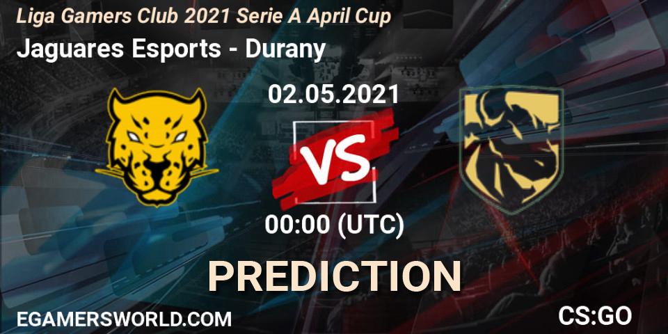 Jaguares Esports - Durany: Maç tahminleri. 01.05.2021 at 23:30, Counter-Strike (CS2), Liga Gamers Club 2021 Serie A April Cup