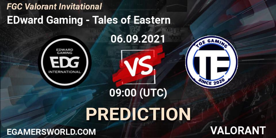 EDward Gaming - Tales of Eastern: Maç tahminleri. 06.09.21, VALORANT, FGC Valorant Invitational