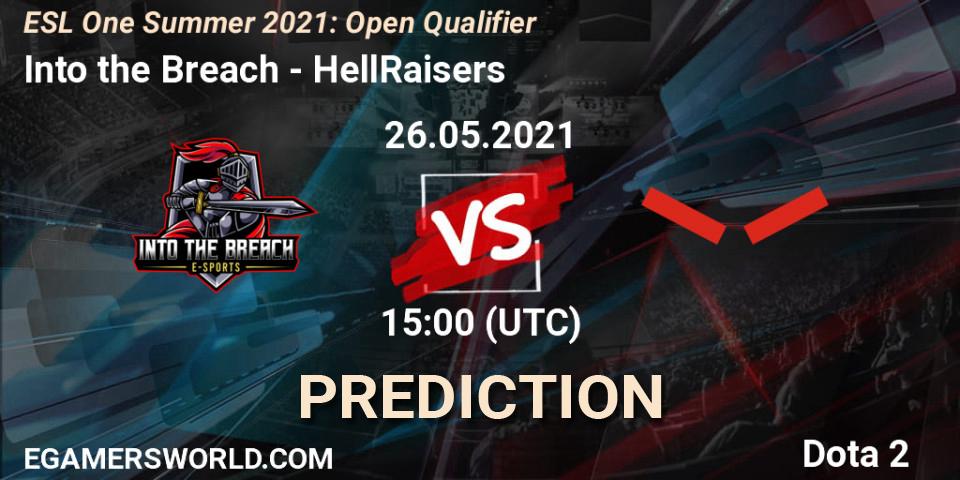 Into the Breach - HellRaisers: Maç tahminleri. 26.05.2021 at 15:12, Dota 2, ESL One Summer 2021: Open Qualifier