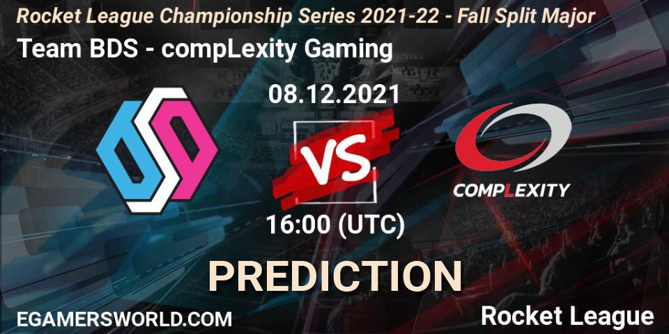 Team BDS - compLexity Gaming: Maç tahminleri. 08.12.2021 at 17:00, Rocket League, RLCS 2021-22 - Fall Split Major