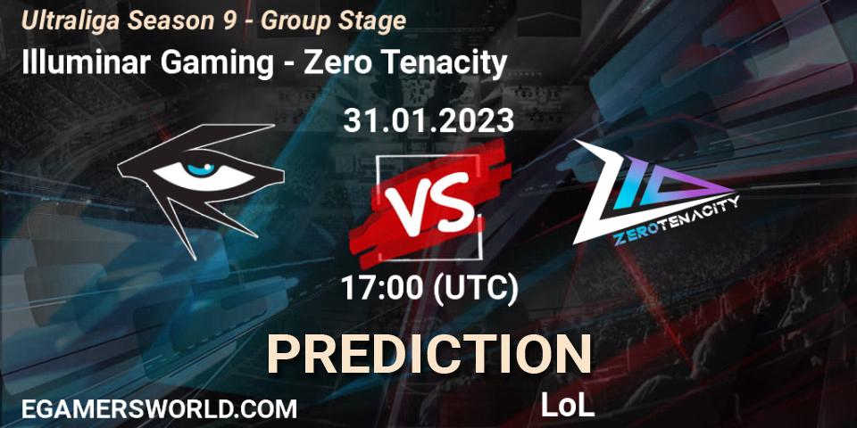 Illuminar Gaming - Zero Tenacity: Maç tahminleri. 31.01.23, LoL, Ultraliga Season 9 - Group Stage