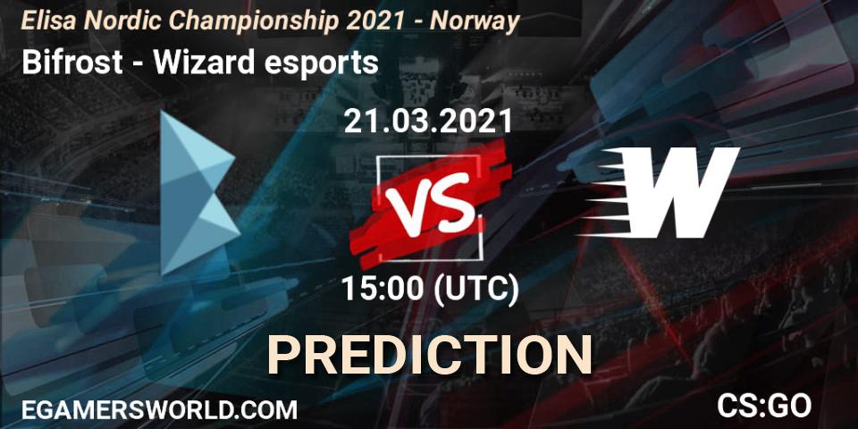Bifrost - Wizard esports: Maç tahminleri. 21.03.2021 at 15:00, Counter-Strike (CS2), Elisa Nordic Championship 2021 - Norway