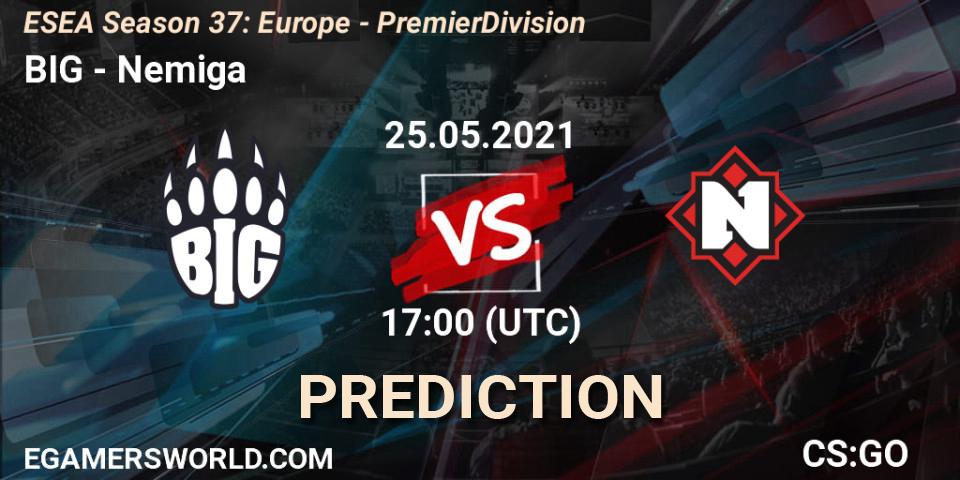 BIG - Nemiga: Maç tahminleri. 07.06.2021 at 17:00, Counter-Strike (CS2), ESEA Season 37: Europe - Premier Division