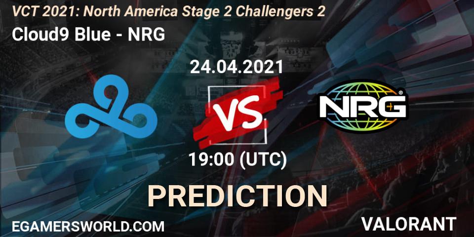 Cloud9 Blue - NRG: Maç tahminleri. 24.04.2021 at 19:00, VALORANT, VCT 2021: North America Stage 2 Challengers 2
