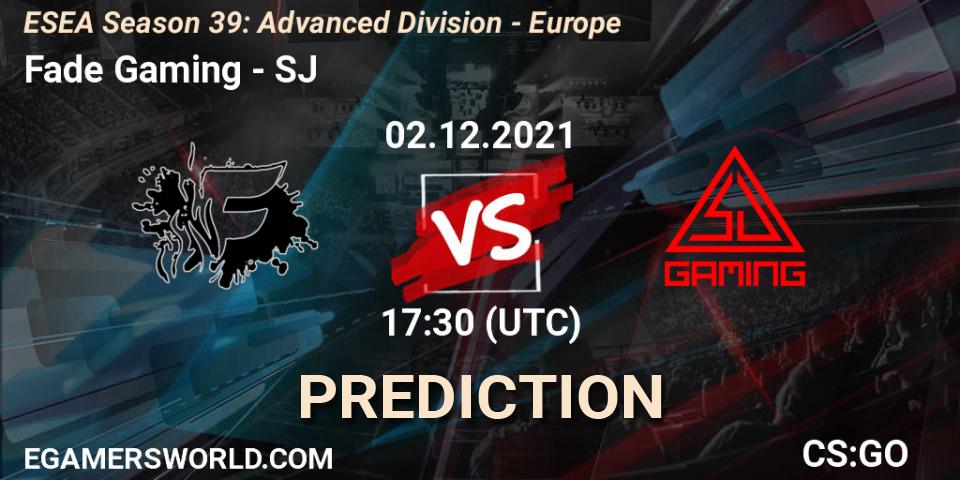 Fade Gaming - SJ: Maç tahminleri. 02.12.2021 at 17:30, Counter-Strike (CS2), ESEA Season 39: Advanced Division - Europe