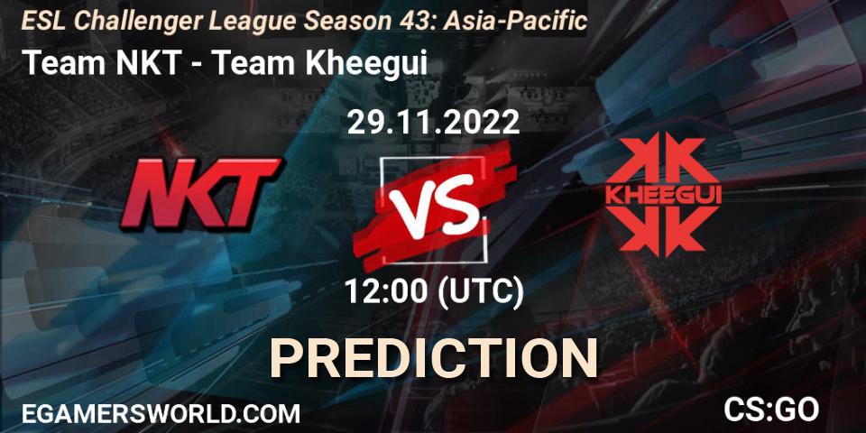 Team NKT - Team Kheegui: Maç tahminleri. 29.11.22, CS2 (CS:GO), ESL Challenger League Season 43: Asia-Pacific