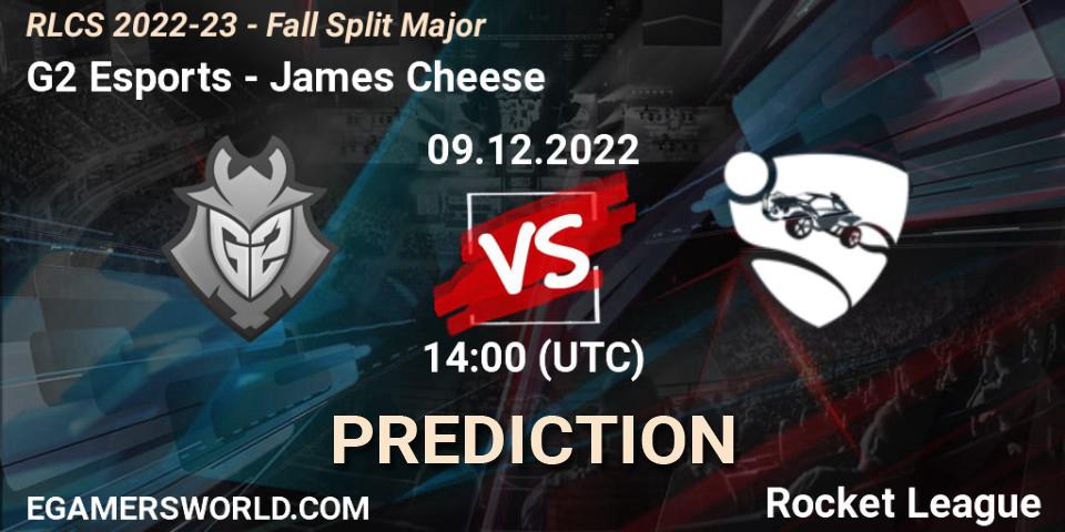 G2 Esports - James Cheese: Maç tahminleri. 09.12.22, Rocket League, RLCS 2022-23 - Fall Split Major