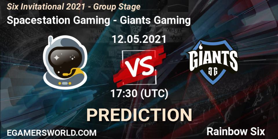 Spacestation Gaming - Giants Gaming: Maç tahminleri. 12.05.21, Rainbow Six, Six Invitational 2021 - Group Stage