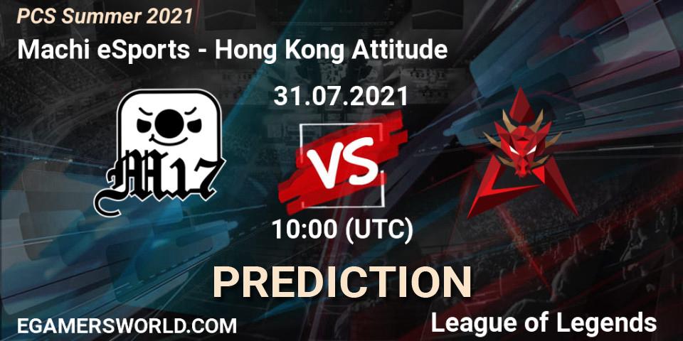 Machi eSports - Hong Kong Attitude: Maç tahminleri. 31.07.21, LoL, PCS Summer 2021