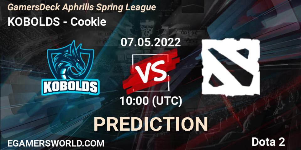 KOBOLDS - Cookie: Maç tahminleri. 07.05.2022 at 10:00, Dota 2, GamersDeck Aphrilis Spring League