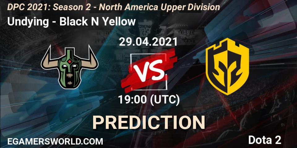 Undying - Black N Yellow: Maç tahminleri. 29.04.2021 at 19:07, Dota 2, DPC 2021: Season 2 - North America Upper Division 