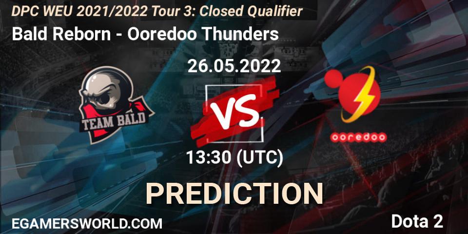Bald Reborn - Ooredoo Thunders: Maç tahminleri. 26.05.22, Dota 2, DPC WEU 2021/2022 Tour 3: Closed Qualifier