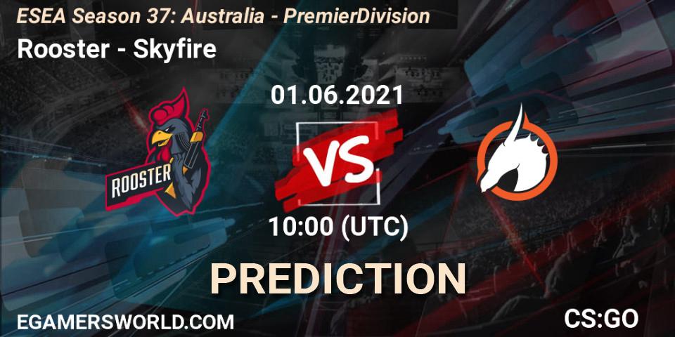 Rooster - Skyfire: Maç tahminleri. 01.06.21, CS2 (CS:GO), ESEA Season 37: Australia - Premier Division