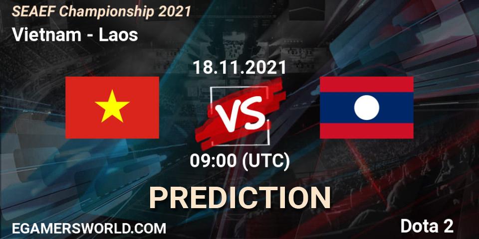 Vietnam - Laos: Maç tahminleri. 18.11.2021 at 09:03, Dota 2, SEAEF Dota2 Championship 2021