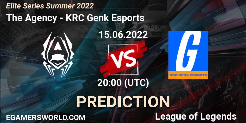 The Agency - KRC Genk Esports: Maç tahminleri. 15.06.22, LoL, Elite Series Summer 2022