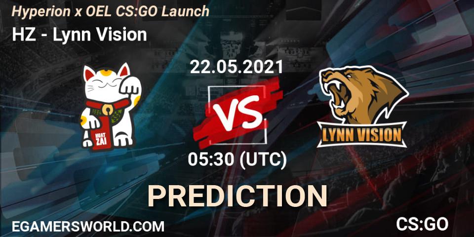 HZ - Lynn Vision: Maç tahminleri. 22.05.21, CS2 (CS:GO), Hyperion x OEL CS:GO Launch
