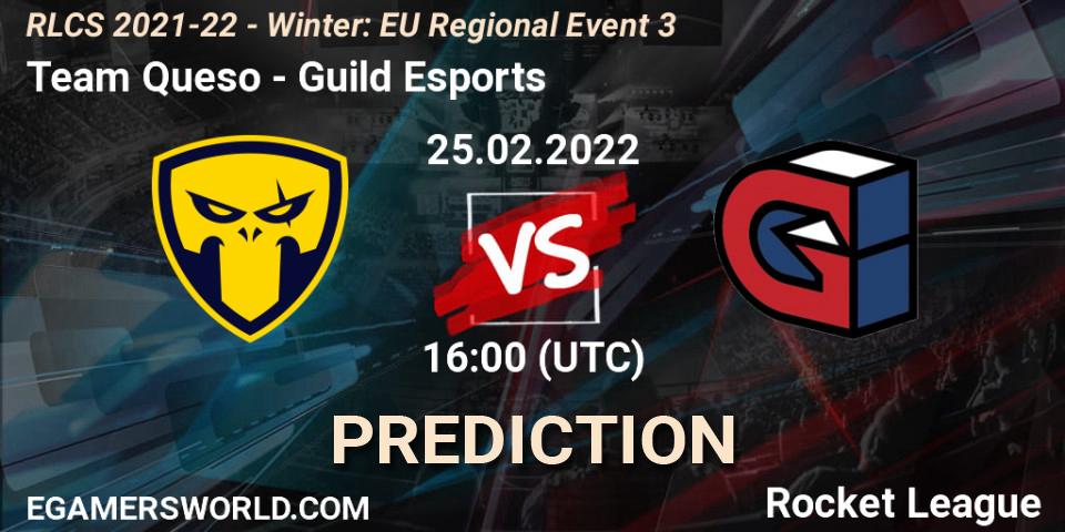 Team Queso - Guild Esports: Maç tahminleri. 25.02.2022 at 16:00, Rocket League, RLCS 2021-22 - Winter: EU Regional Event 3