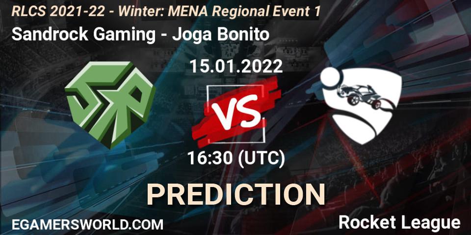 Sandrock Gaming - Joga Bonito: Maç tahminleri. 15.01.22, Rocket League, RLCS 2021-22 - Winter: MENA Regional Event 1