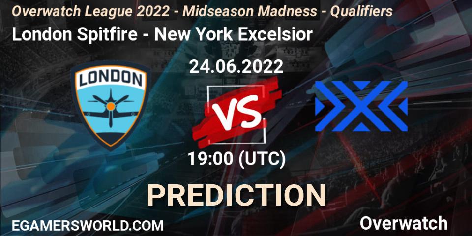 London Spitfire - New York Excelsior: Maç tahminleri. 24.06.22, Overwatch, Overwatch League 2022 - Midseason Madness - Qualifiers