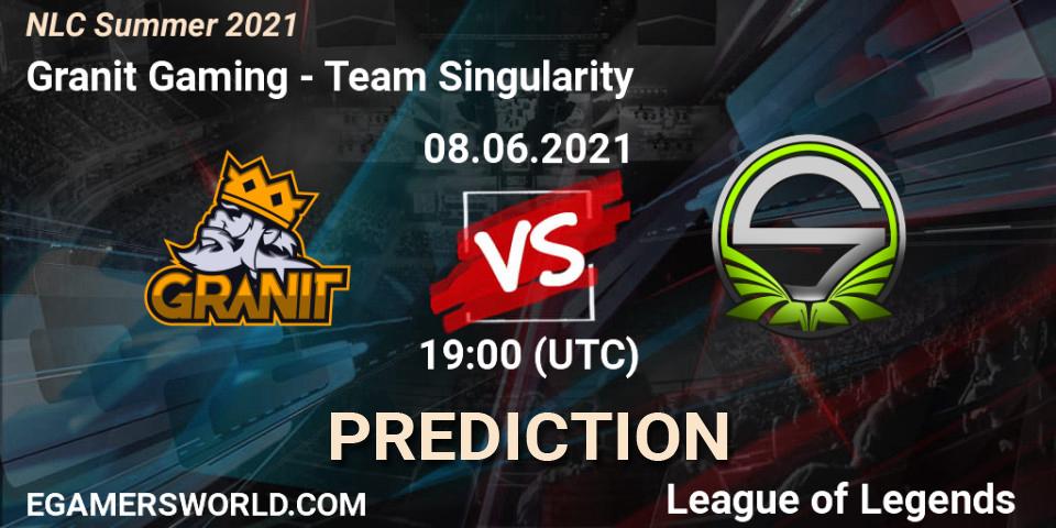 Granit Gaming - Team Singularity: Maç tahminleri. 08.06.2021 at 19:00, LoL, NLC Summer 2021