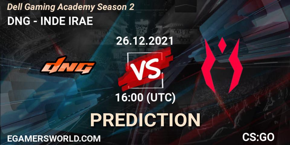 DNG - INDE IRAE: Maç tahminleri. 26.12.2021 at 16:05, Counter-Strike (CS2), Dell Gaming Academy Season 2