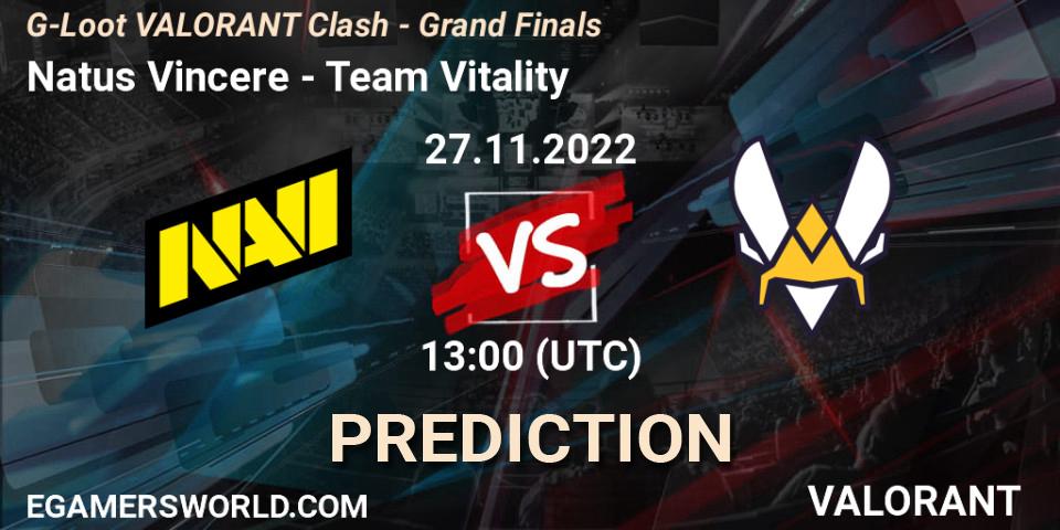 Natus Vincere - Team Vitality: Maç tahminleri. 27.11.22, VALORANT, G-Loot VALORANT Clash - Grand Finals