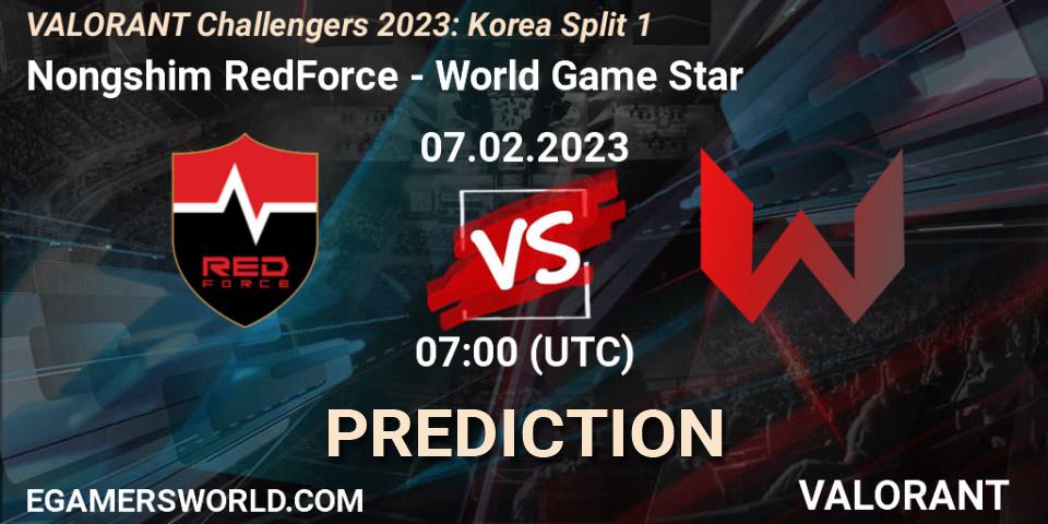 Nongshim RedForce - World Game Star: Maç tahminleri. 07.02.23, VALORANT, VALORANT Challengers 2023: Korea Split 1