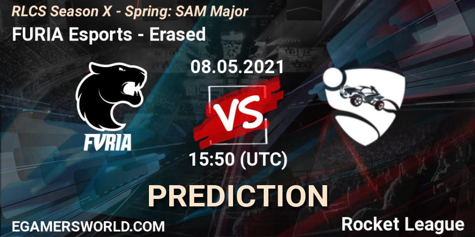 FURIA Esports - Erased: Maç tahminleri. 08.05.2021 at 15:50, Rocket League, RLCS Season X - Spring: SAM Major